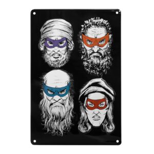 Teenage Mutant Ninja Artists Tin Sign